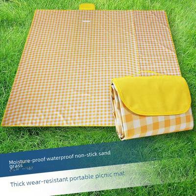 Tapis de pique-nique portable et imperméable en tissu Oxford 600D épais, résistant à l'humidité, idéal pour le camping et les activités en plein air.