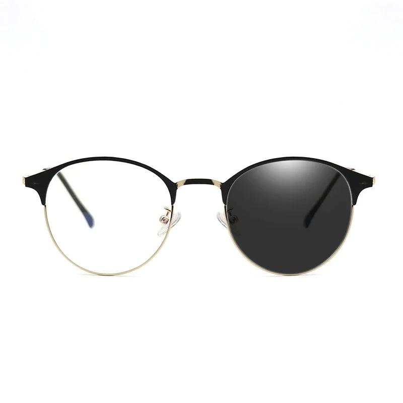 Photochromic Polarized Sunglasses Classic Anti Blue Light Blocking Sun Glasses for Men and Women Change Color Driving Eyewear