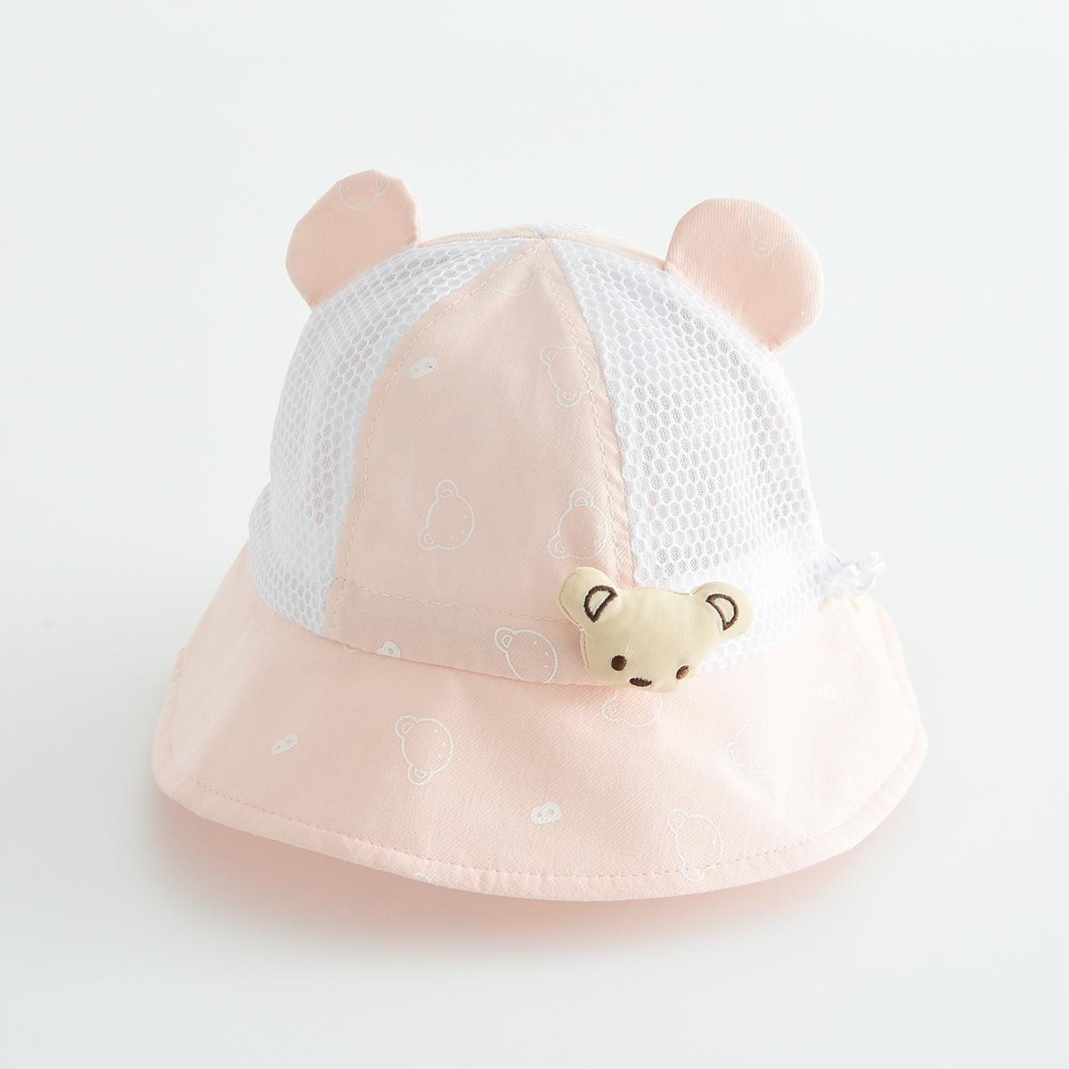

Cute 3D Little Bear Fisherman Hat - Windproof, Sun Protection, Versatile Mesh for Outdoors Size 48-50cm