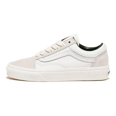 Old Skool White Green Unisex Sneakers VN0007NTWGR