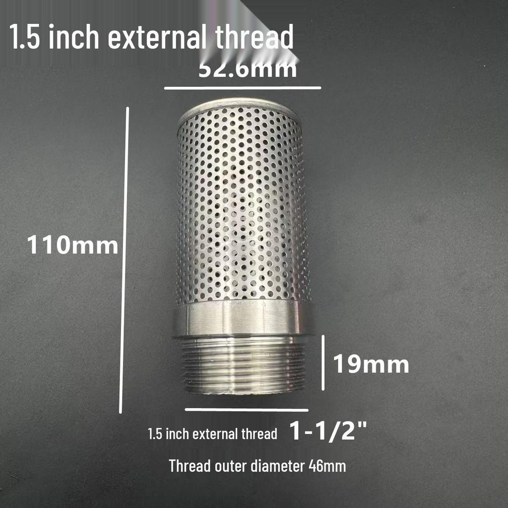 304 Stainless Steel Male Thread Mesh Tube Oil Filter and Separator
