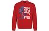 Sweatshirts Men's Red Crew Neck Moderate Regular 10018354-A02