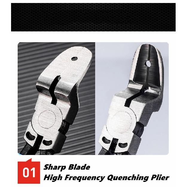 Multifunctional Car Clip Pliers Diagonal Pliers Car Rivet Tightening Pliers Wire Stripping Plier Staple Screwdriver Removal Tool