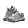 Skechers DLites Casual Comfortable Shock Absorbing Durable Low Top Outdoor Functional Shoes Women Shoes White Gray 180172-NTGY