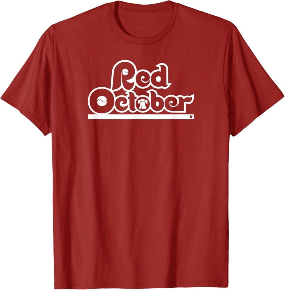 Red October Philly (Throwback) - Philadelphia Baseball T-Shirt S