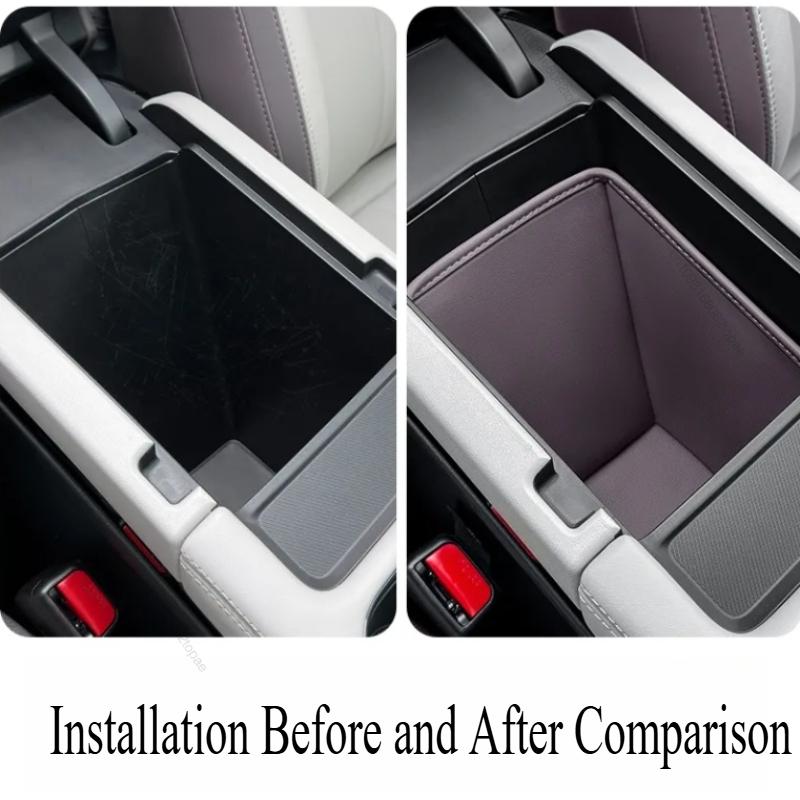 For BYD Song Plus Dmi Ev Seal U -2025 Center Console Storage Armrest Organizer Box Protector Mat Scratch Wear resistant