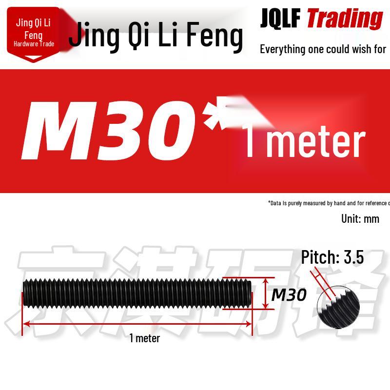 **High-Strength Threaded Rod M6-M48 | Grade 8.8/10.9/12.9 Full Thread Screw Bar**