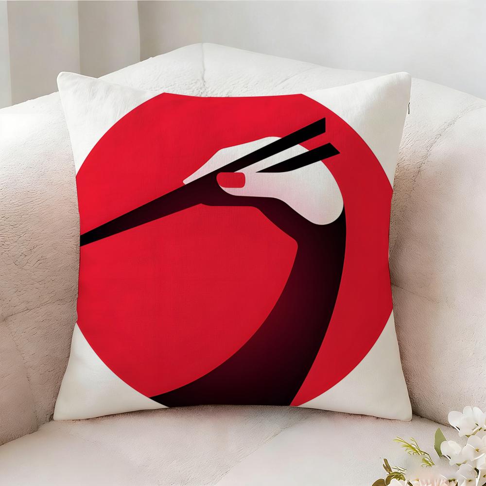 Twin Impression Color Pattern Pillow Case Pillowcase Doublesided Printed Sofa Cushion Bedroom Headboard Pillow