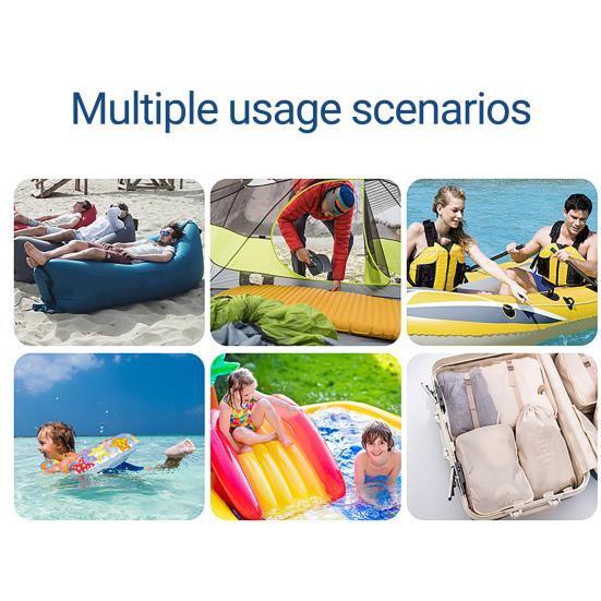 2500mAh Užitečná nafukovací pumpa s 5 tryskami Přenosné všestranné použití