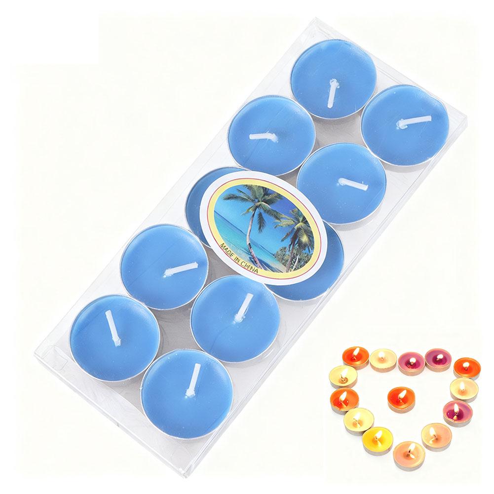 10Pcs Romantic Tea Candle Decorations Smokeless And Odorless Candles Wedding Supplies Romantic Decor Creative Love Candle