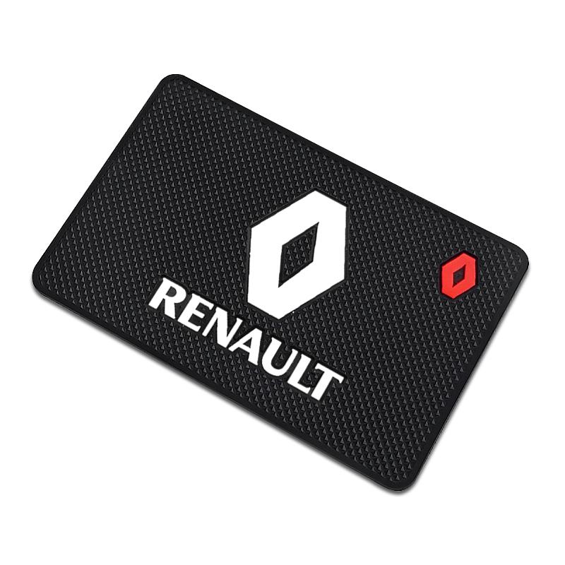 1 buc Emblemă Auto Pad Antiderapant Suport Telefon Covoraș Antiderapant Styling Auto pentru Renault Dacia Megane 2 3 4 Twingo Clio Talisman Captur Trafic Kwid Scenic 2