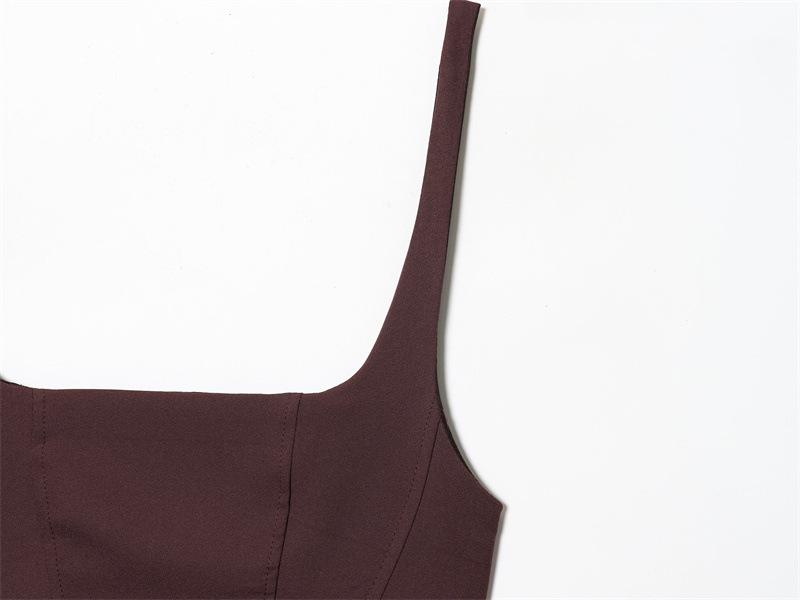 European & American Style 2025 Summer Elegant Sleeveless Bodycon Bandage Dress