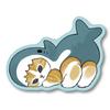Mofusand Large Die-Cut Mat, Shark Nyan, Official Prize, Approx. 120cm