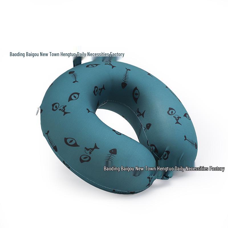 Almofada de Viagem em U para Pescoço e Costas para Escritório, Avião e Carro