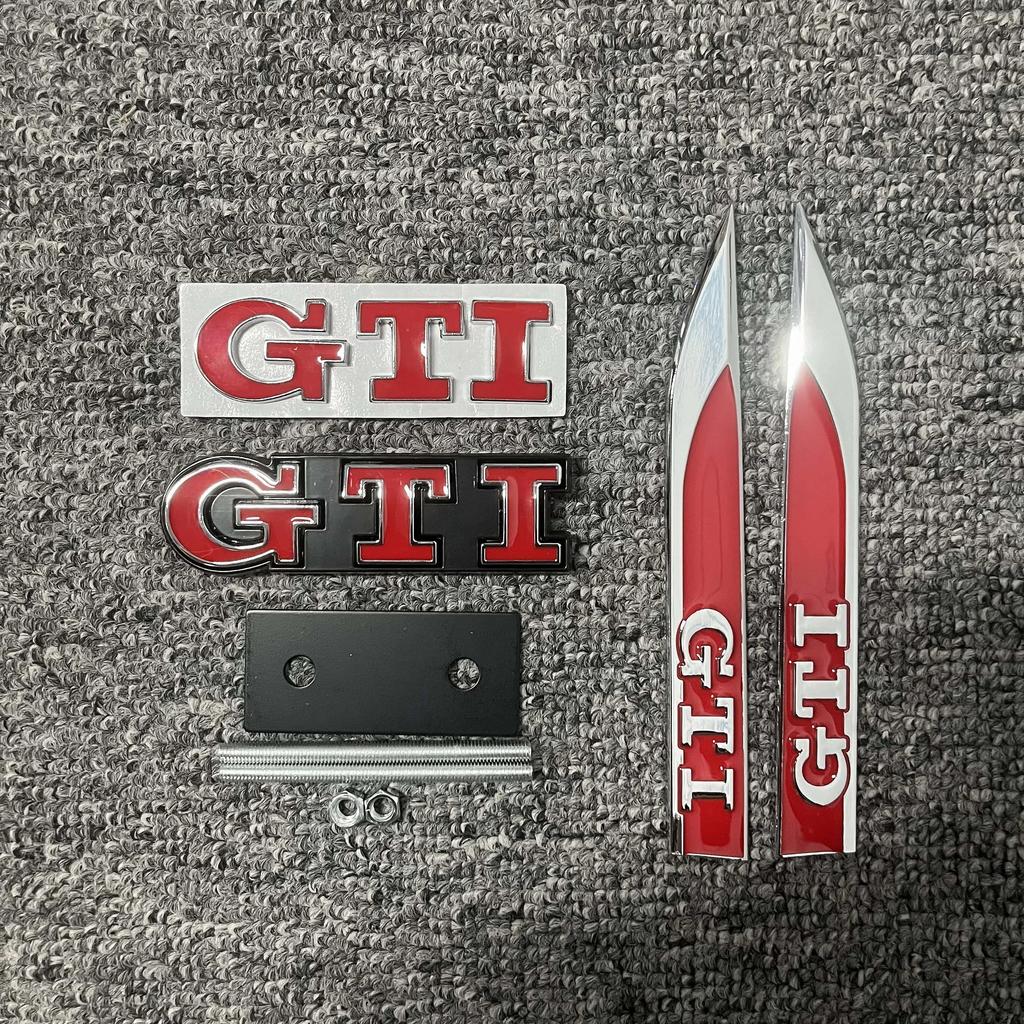 3D Metal Car Trunk Logo Sticker Grill Emblems Badge Decals For Volkswagen Golf GTI MK2 MK3 MK4 MK5 MK6 MK7 GTI Auto Parts YH7