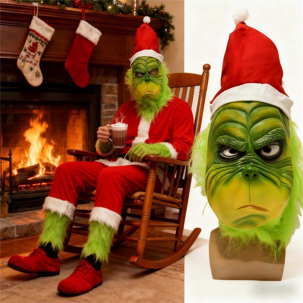 Christmas Party Role Playing Headgear Christmas Mask