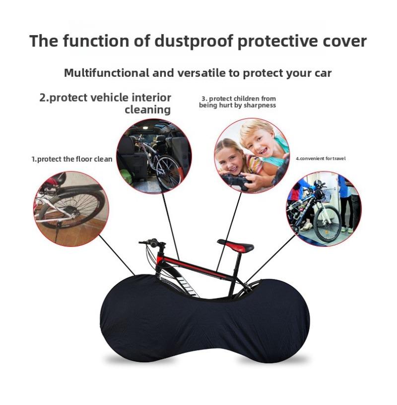 Dust Cover Mountain Bike Dust Cover Protective Cover Road Bike Wheel Cover Bicycle Sunscreen Car Cover Bicycle Protective Cover