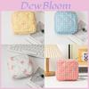Classic Heart Makeup Bag With Cotton Material Portable Travel Organizer For Daily Use