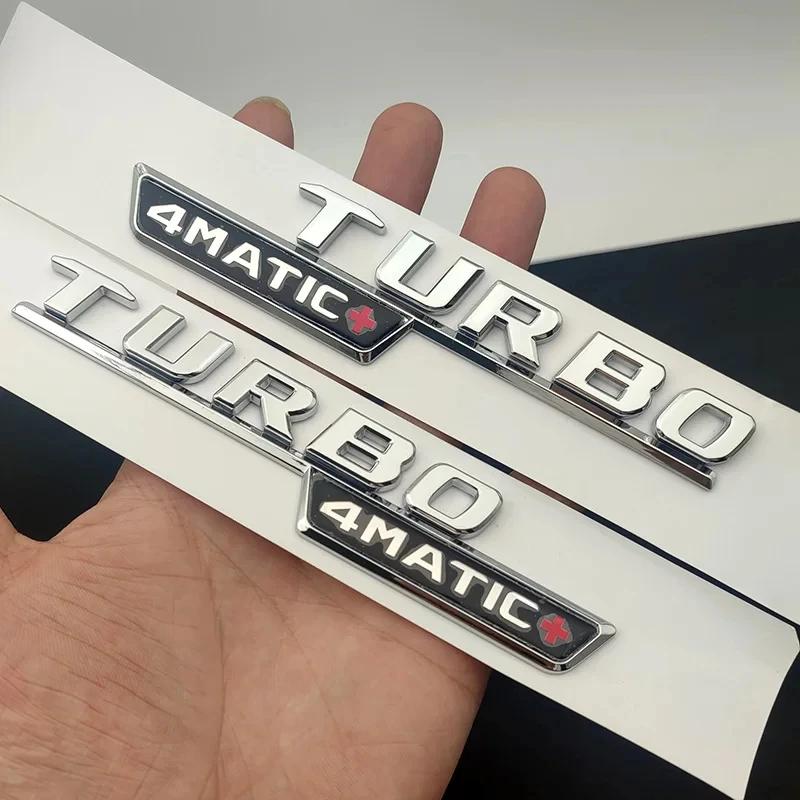 3D ABS CLA45S TURBO Car Trunk Badge Emblem Logo Sticker Letters Auto Accessories Suitable for CLA 45 S AMG C117 C118