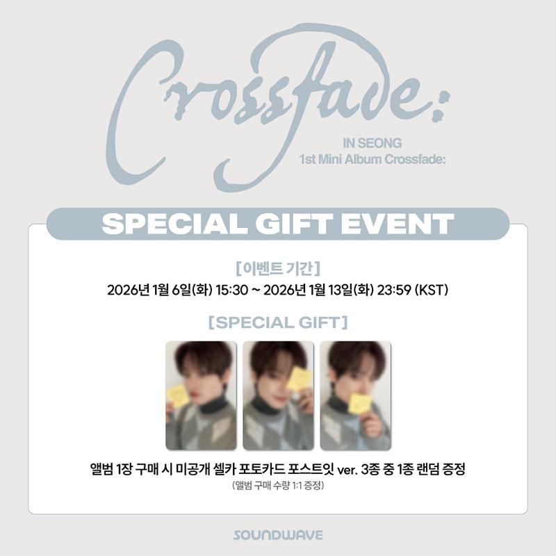 [Vorbestellung] SF9 INSEONG Mini-Album [Crossfade] (Online-Vorteil)