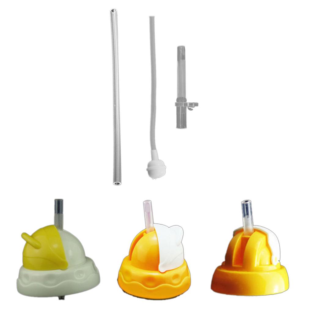 Silicone Drinking Straws Adapters Cup Spout Replacement Soft & Safe Silicone Straws Adapters for Child Water Cups