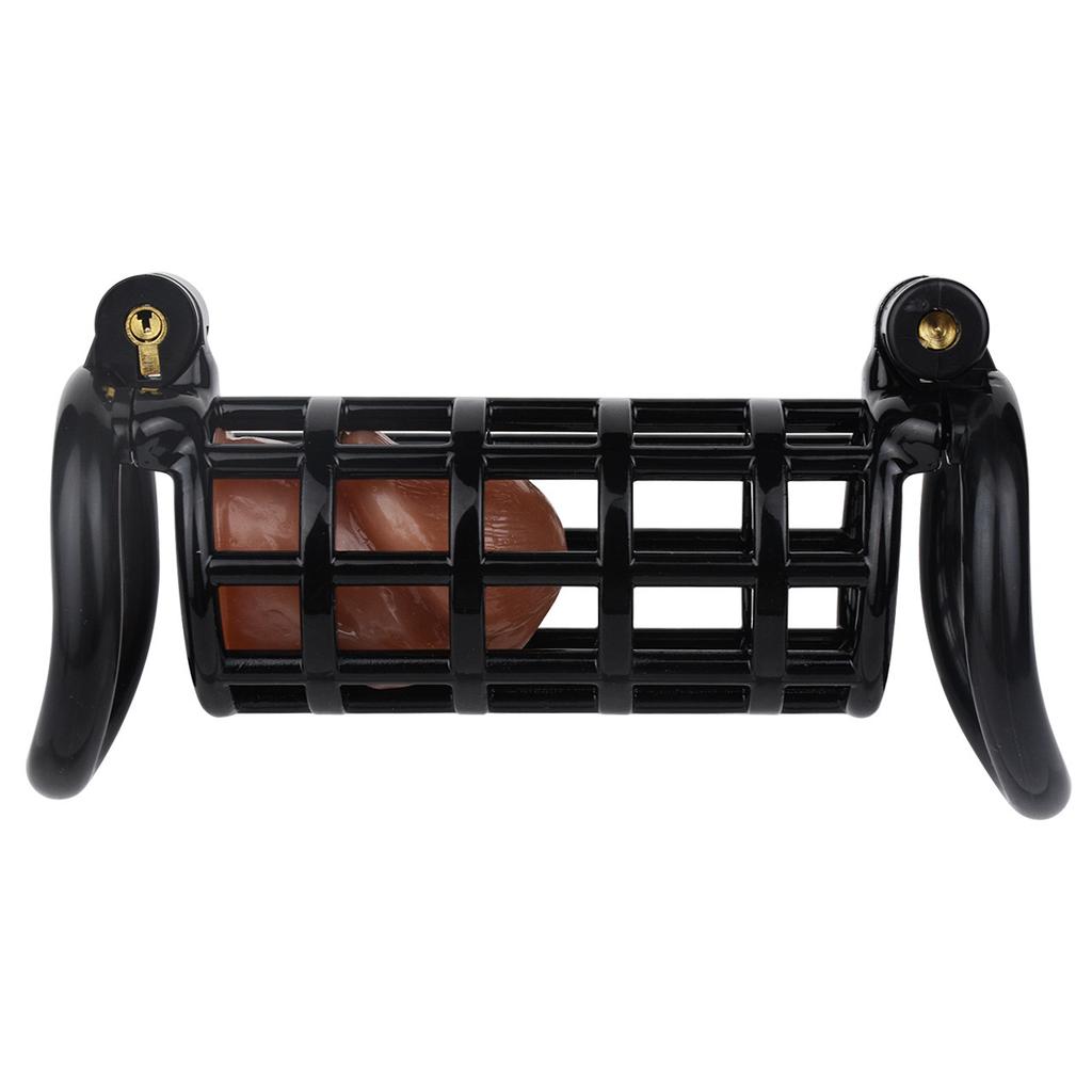 Cinturón de Castidad de Resina CB Lock de Doble Uso para Hombre Jaula para Pene Esclavo Gay Cuckod Cinturón de Castidad Anillo para Pene BDSM