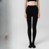 Autumn Winter Women's Black Slimming Pantyhose Low Waist Fleece Lined Thickened Leggings Outer Wear Warm Tights