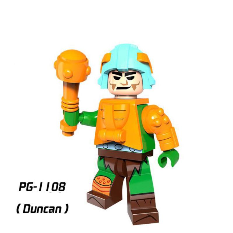 Bausteine ​​Minifigur Spielzeug He-man Masters Series Whipcash Manaface Zusammengebautes Kinderspielzeug