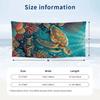 Oceanic Octopus Adventure Theme Quick Dry Beach Towel Custom Name Text Print Large Sand Resistant Towel Beach Vacation
