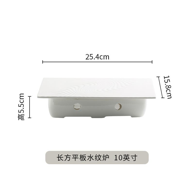 Столовая посуда для подогрева и сохранения тепла свечой Пекинская утиная тарелка Ресторан Ресторан Ломтики утиной кожи Тарелка Китайский отель Столовая посуда Художественная концепция