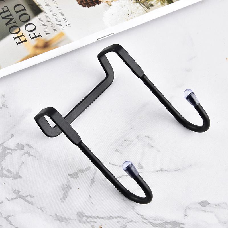 Stainless Steel S-Shaped Double Hook for Bedside, Bathroom, Kitchen, and Dormitory