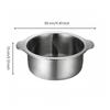 Pot with Divider Thickened Hotpot Basin Two-flavorFlavor