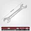 Double-Headed Open-End Wrench Set: Sizes 6-7, 8-10, 12-14, 14-17, 19-22.