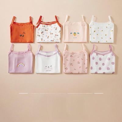 Sommer Tanktop der Klasse A aus reiner Baumwolle, antibakteriell für Mädchen und Babys