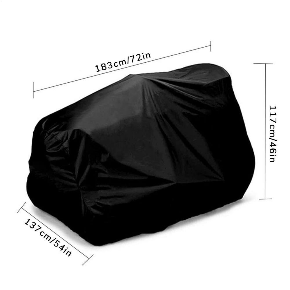 Lawn Mower Cover Waterproof Snowblower Cover Shade UV Protection Tractor Covers For Yard Garden Furniture Motorcycle Quad Bikes