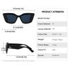 Sexy Ladies Big Frame Cat Eye Sunglasses Women For Female Luxury Brand Designer Vintage Sunglasses Popular Eyeglasses Uv400