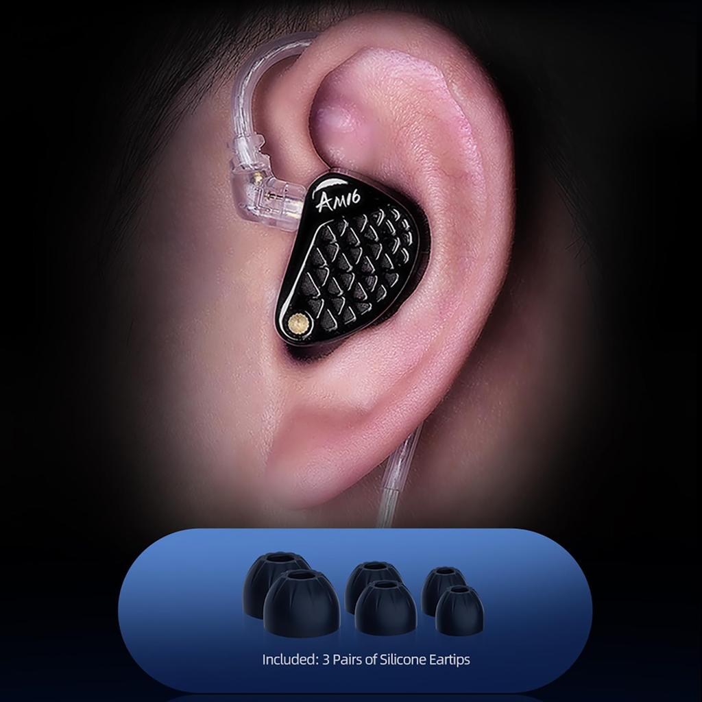 Linsoul KZ AM16 Pure Balanced Armature Inner Ear Earphones Reproduces Sound That Cannot Be Achieved with Dynamic Drivers Equipped with Drivers
