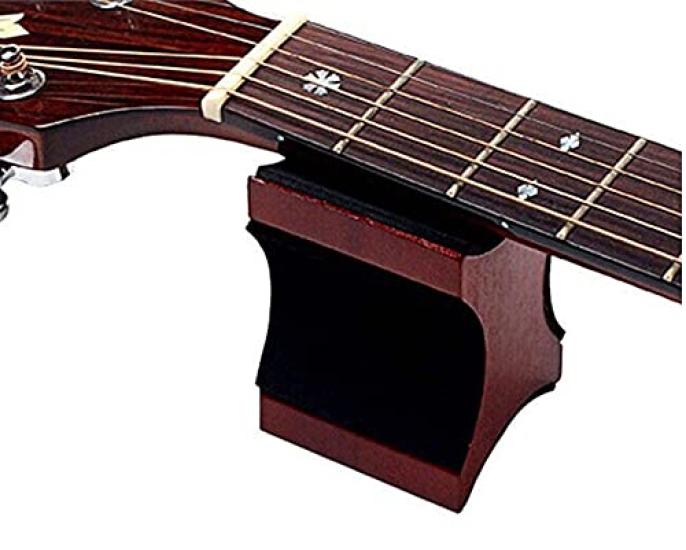 Fieldlabo Bequemes Gitarrenkissen Nackenstütze Erleichtert Saitenwechsel und Wartung (Holzart)