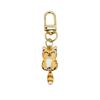 Cute Cat Keychain Cartoon Wagging Tail Cats Key Ring Metal Animal Pendant for Earphone Case Bag Accessories Pet Lover Gifts
