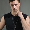 Vintage Angel Wings Necklace Men'S Titanium Steel Cast Feather Pendant Men'S Ladies Fashion Personality Necklace