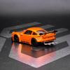 FG Model 1: 64 Porsche RWB 930 Widebody Modified Metallic Orange Alloy Full Open Die Casting Car Model Collection Gift