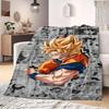 Dragon Ball Super Print Blanket Warm Comfortable Flannel Blanket Suitable for Bedrooms,Sofas,Beds,Chairs,Picnics,Travel