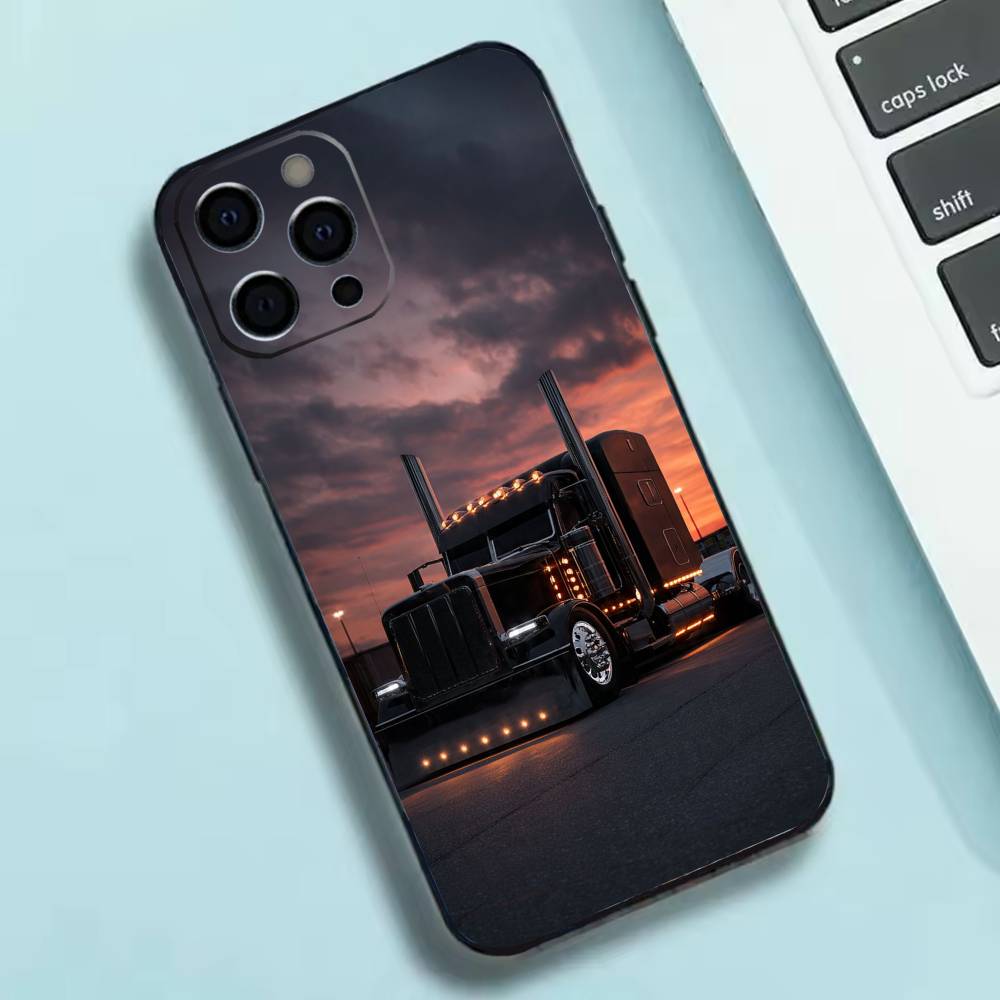 Cool Heavy Truck Car Phone Case Silicone Soft For IPhone 17 16 15 14 13 12 11 X XR Plus Pro Max Plus