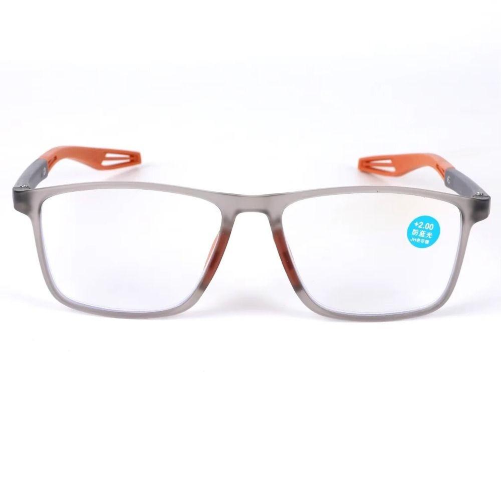 Ultralight Elder Reading Glasses Square Frame Anti-blue Light Glasses Middle-aged Person