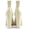 Excellent BOTTEGAVENETA Rain Shoes Shine   Rain Boots Rubber Boots Ivory Rubber Used