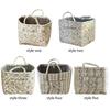 Fabric Cloth Storage Basket with Easy Carry Handles Laundry Storage Bin Washable Clothes Hamper for Office Home Bedroom Clothes
