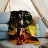 Attack on Titan2 printed throw blanket—lightweight,soft,warm;versatile blanket for all seasons—perfect as &air-conditioning throw,nap blanket