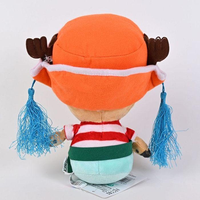 Peluche - Chopper x Buggy - Licence One Piece - 20 cm - Orange