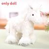 Cute White And Brown Horse Plush Toy For Bedroom Decor