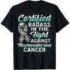 Badass Neuroendocrine Cancer Awareness NET Zebra Ribbon Gift T-Shirt